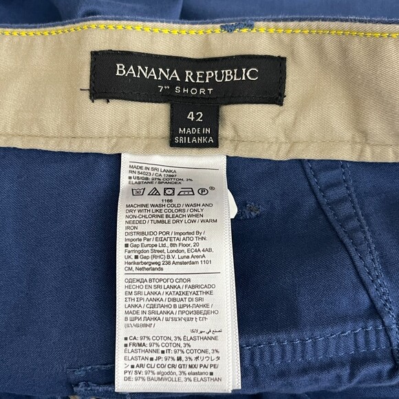Banana Republic 2023 Archives 7" Expedition Cargo Short Men's Size 42 - Picture 3 of 5